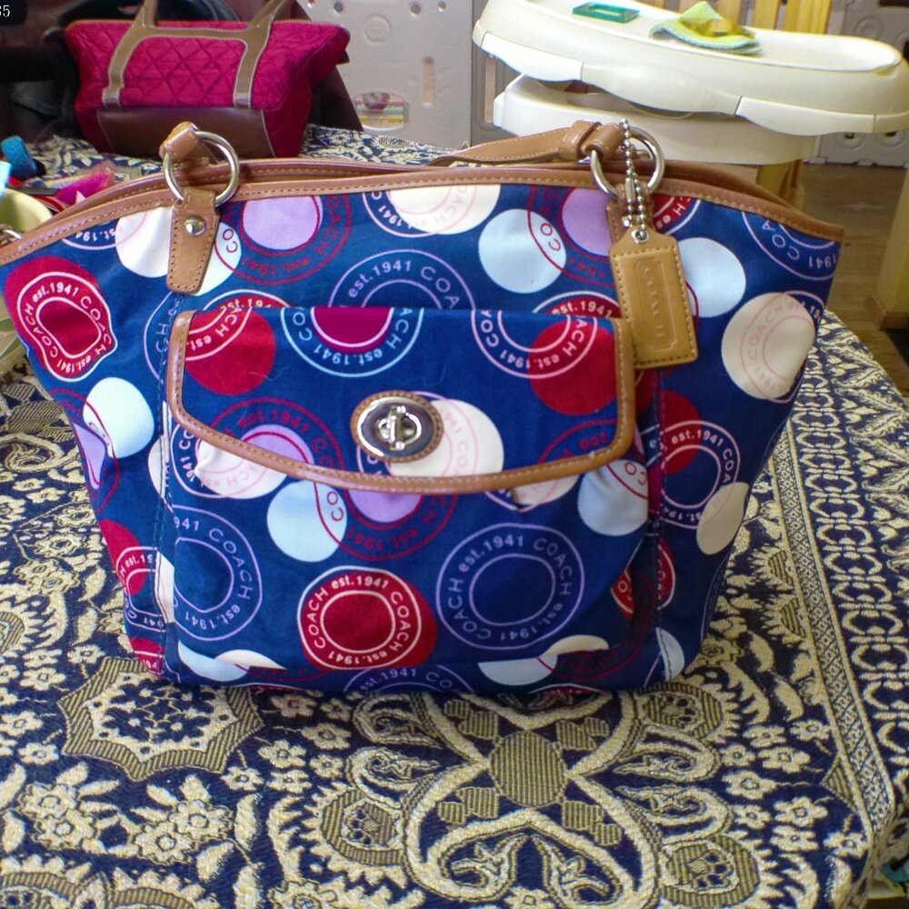 Coach hand bag